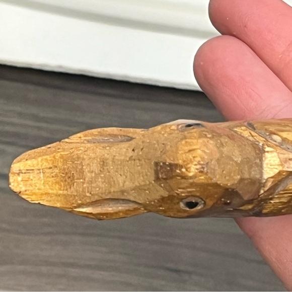 Wooden Duck Carved Bamboo Whistle Makes Duck Noise - Picture 14 of 16